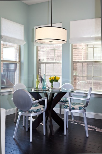 Drum Lamp Dinning Astonishing Drum Lamp Shade In Dining Room Area With Glass Table And Cute Chairs Makes The Room More Cozy Decoration  15 Drum Chandelier Lamp Shades In Your Sleek And Elegant Interiors