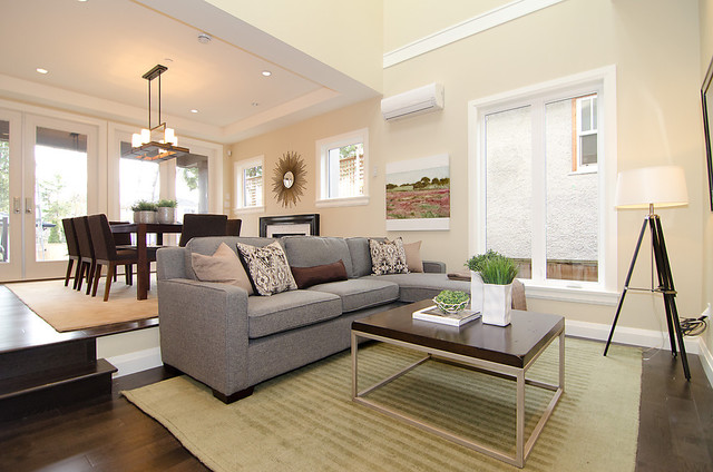 Grey Sofas Living Astonishing Grey Sofas In The Living Room Facing Wooden Table Feat Planter That Cream Wall Add Pretty The Area Decoration Fashionable And Modern Grey Sofas For White Interior Colors