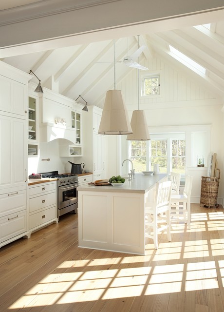 Kitchen Room White Astonishing Kitchen Room Design With White Color And Lamp Shade Above The Kitchen Table That Giving The Light By The Sun Decoration  Fascinating Burlap Lamp Shades For Classy Room Interiors