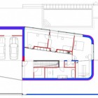 True Story L Astonishing True Story Of House L Residence Floor Plans With Blue Color As Separation For Each Room Of The House Decoration Simple Home Design With Transparent Glass Wall And Bright Interiors