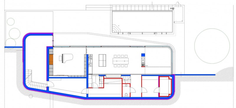 Floor Plans Room Astounding Floor Plans Displaying Living Room Dining Room And Kitchen Based True Story Of House L Residence Decoration Simple Home Design With Transparent Glass Wall And Bright Interiors