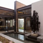 Roofless Space House Astounding Roofless Space Design Of House Boz By Nico Van Der Meulen Architects With Little Pond With Dark Water Dream Homes Spacious And Concrete Contemporary House With Glass And Steel Elements