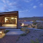 Buildign Design The Awesome Building Design Ideas In The Desert House Showing Interior Design With Wooden Table And Chairs Decoration Dream Homes Unique Contemporary Rustic Home With Minimalist Design Layout