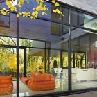 Cedarvale Ravine Exterior Awesome Cedarvale Ravine House Design Exterior Decorated With Glass Wall Decoration And Wooden Deck Flooring Design Ideas In Outdoor Space Dream Homes Elegant And Modern Canadian Home With Open Plan Living Room