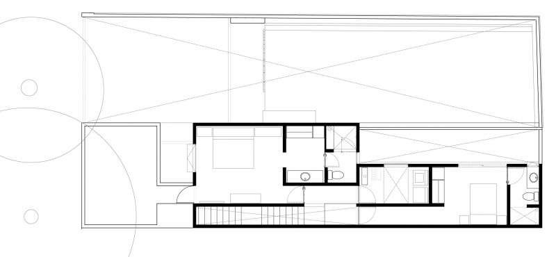 Cerada Reforma Sketch Awesome Cerrada Reforma 108 House Interior Sketch With Excellent Living Space Design And Tidy Furniture Placement Plan Dream Homes  Dramatic Home Decoration With Black Painted Exterior Walls