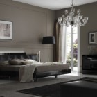 Contemporary Bedroom Fashionable Awesome Contemporary Bedroom Design With Fashionable Furnishings And Mixed With Classic Crystal Chandelier And Black Floor Lamp Bedroom 15 Neutral Modern Bedroom Decoration In Stylish Interior Designs