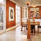 Dining Area The Awesome Dining Area Design Inside The Modern Residence With Wooden Dining Table And Unique Wood Chairs Decoration Wonderful Traditional Interior Design For Unique Modern Residence