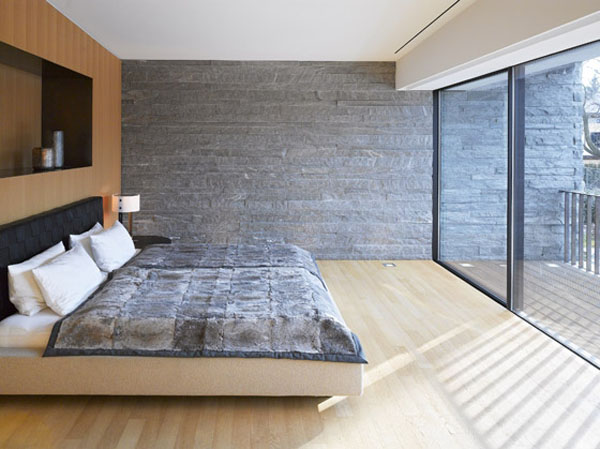 Master Bedroom Tone Beautiful Master Bedroom With Warm Tone Wooden Interior And Bare Stone Wall With Elegant Bedroom Style Dream Homes  Beautiful Grey Paint Colors For Your Perfect Contemporary Homes