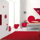 Red And Bedroom Beautiful Red And White Hearts Bedroom Design Interior Decorated With Modern Furniture For Home Inspiration Bedroom 30 Romantic Red Bedroom Design For A Comfortable Appearances
