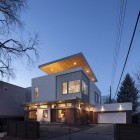 View In Shift Beautiful View In Wooden Striped Shift Top House In White Gray Painting Completed With Gray Iron Fence Dream Homes Contemporary Three-Level Home With Stylish And Dramatic Grey Furniture