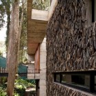 Building Design House Breathtaking Building Design Of Corallo House With Dark Brown Wall Made From Wooden Material And Several Glass Panel Windows Dream Homes Exquisite Modern Treehouse With Stunning Cantilevered Roof