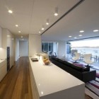 White Interior Of Bright White Interior Color Scheme Of Opened Living Room Interior Design In Stunning Point Piper House Dream Homes Marvelous Modern Home With Stunning Exterior And Swimming Pools