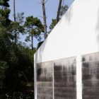 Building Design In Captivating Building Design Of House In Banzao With White Wall Which Is Made From Concrete And White Floor Made From Stone Material Architecture Brilliant Contemporary Home With Stunningly Monochromatic Style