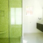 Combination Of Modern Captivating Combination Of Green And Modern White Bathroom Design Of Abraham Residence For Wonderful Bathroom Look Dream Homes Simple Contemporary Home With Rectangular Swimming Pool And White Color Dominates