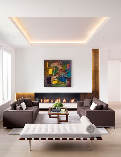 Contemporary Living With Captivating Contemporary Living Room Design With Modern Sofas White Mattress And Wide Cozy Fireplace With Brown Wooden Mantle Decoration  20 Sleek Modern Sofa Furniture For Your Living Room Trends