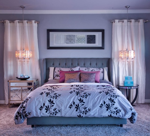 Themes In Involved Captivating Themes In Contemporary Bedroom Involved White Drapes And White Black Blossom Patterned Duvet Set Bedroom Cool And Lovely Bedroom Designs With Creative Duvet Covers