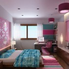 Vu Khoi Design Chic Vu Khoi Girls Bedroom Design Interior Decorated With Modern Furniture And Minimalist Space Used Pink Color Decoration Ideas Decoration 13 Modern Asian Living Room With Artistic Wall Art And Wooden Floor Decorations