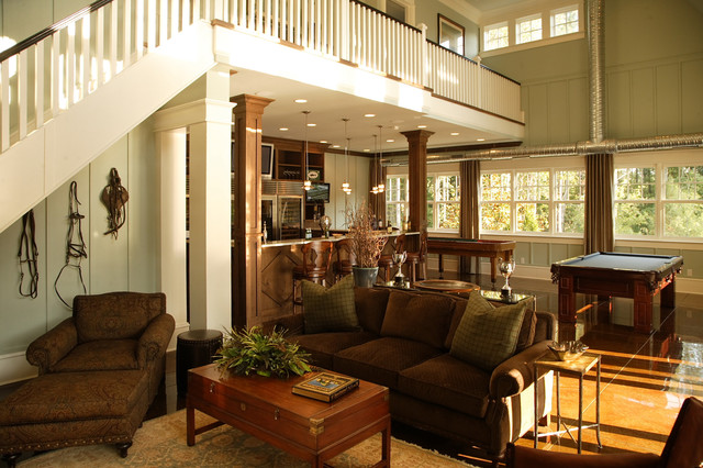 Living Room Brown Classic Living Room Design With Brown Sofas Feat Wooden Table And Planter Also That Beside Kitchen Area Dream Homes  Classic And Wonderful Brown Sofas For Living Rooms With Limited Space