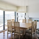 Modern Residence House Comfortable Modern Residence El Viento House Design Interior In Dining Room Decorated With Wooden Furniture In Contemporary Style Architecture Beautiful Mountain Home With Stunning Modern Concrete Construction