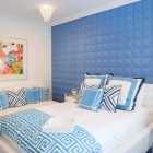 Blue Bedroom Bed Contemporary Blue Bedroom Ideas Tufted Bed Headboard White Bed With Stylish Pillows Sensational Crystal Chandelier Mirrored Bedside Tables Bedroom 20 Stunning Blue Bedroom Ideas With Vintage Cover Decorations