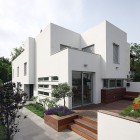 White Painted Architects Contemporary White Painted House Amitzi Architects Entrance Deck With Stairs Seen From Walking Way Dream Homes Stylish Minimalist Home Interior And Exterior With Bewitching White Paint Colors