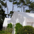 Building Design In Cool Building Design Of House In Banzao With White Concrete Wall And Green Plants Surrounding The House Architecture Brilliant Contemporary Home With Stunningly Monochromatic Style