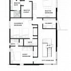 Level 2 Shift Cool Level 2 Plan In Shift Top House With Master Bedroom And Children's Bedroom Near With Laundry And Guest Room Closed With Stairs Dream Homes Contemporary Three-Level Home With Stylish And Dramatic Grey Furniture