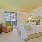 Transitional Green In Cool Transitional Green Bedroom Ideas In White Painting And Lime Green Ceiling Completed With Wooden Dresser Bedroom 20 Wonderful Green Bedroom Ideas With Suite Bed Cover Appearances