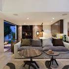 Living Room Att Cozy Living Room In Casa ATT By Dionne Arquitectos Applied Grey Sofa Also Wooden Round Coffee Table Dream Homes Elegant Beautiful Home With Modern Living Spaces