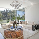View By With Distinct View By Living Room With Italian Sofas Facing Circle Table Feat Flower Under The Chandelier Design Ideas Decoration Trendy Italian Sofas For Chic Living Room Furniture And Ornaments