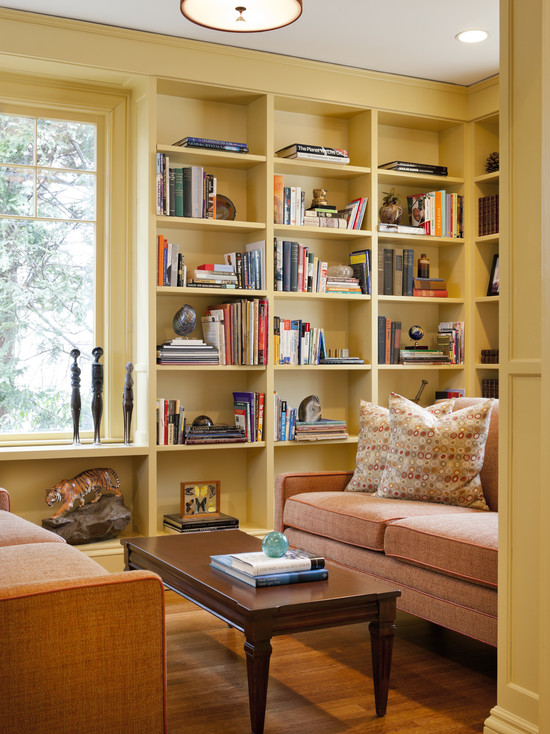 Living Room Your Eclectic Living Room With Build Your Own Bookcases Design Installed With Pendant Lamp Above Glossy Coffee Table On Wood Floor Furniture Creative Bookcases Arrangements For Making The Small Home Library