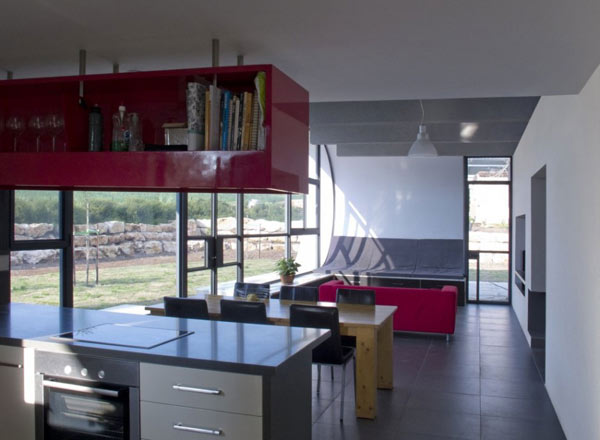 Beam House Cohen Elegant Beam House By Uri Cohen Architects Design Interior In Kitchen Dining And Living Space With Open Flooring Decoration Ideas Dream Homes Unique Home Design With Extraordinary Exterior And Interior Style