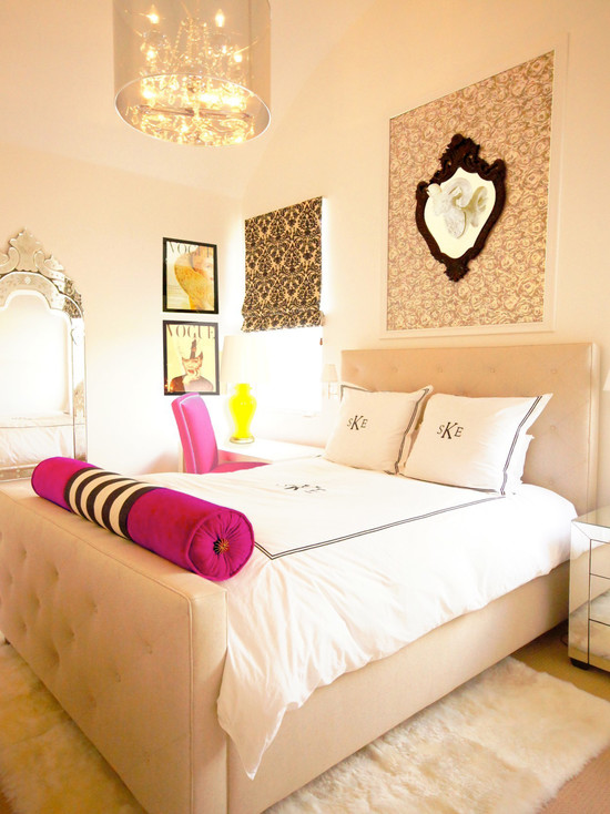 Bedroom Ideas Adults Elegant Bedroom Ideas For Young Adults With Glamorous Chandelier Pink Pillows On Elegant Bed Artistic Painting White Fur Rug Bedroom  27 Enchanting And Awesome Bedroom Ideas For Young Adults