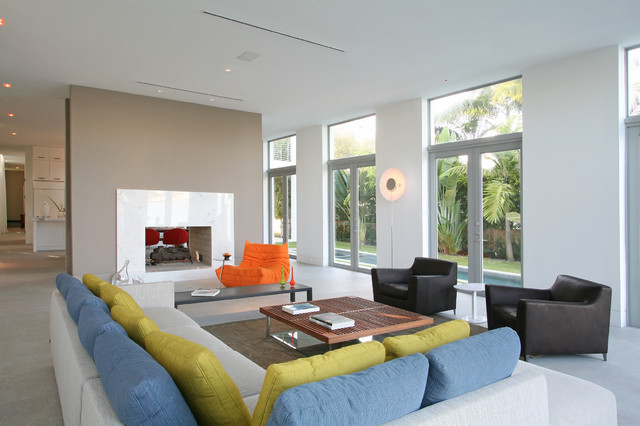 Contemporary Living With Enchanting Contemporary Living Room Design With Soft Orange Togo Sofa And Light Orange Wood Low Table Decoration Unique And Modern Togo Sofas With Eye Catching Colors To Inspire You