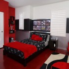 Industrial Kids Ideas Epic Industrial Kids Red Bedroom Ideas In Minimalist Space Decorated With Contemporary Furniture For Home Inspiration To Your House Bedroom 30 Romantic Red Bedroom Design For A Comfortable Appearances