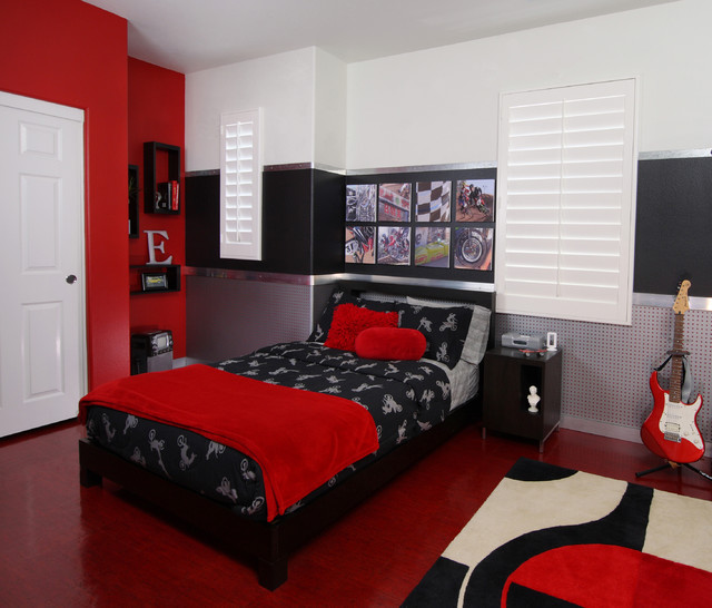 Industrial Kids Ideas Epic Industrial Kids Red Bedroom Ideas In Minimalist Space Decorated With Contemporary Furniture For Home Inspiration To Your House Bedroom  30 Romantic Red Bedroom Design For A Comfortable Appearances