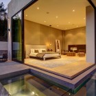 Cream Light For Excellent Cream Light Purple Painting For Spectacular Views Over Los Angeles In Bedroom Completed With Rattan Lounge And Small Swimming Pool Dream Homes Fascinating Contemporary House With Spectacular City Scenery