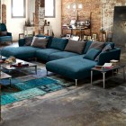 Living Room Rolf Excellent Living Room Space Colored Rolf Benz Sofa Blue Turquoise Colored Rolf Benz Sofa And Blue Colored Rug Carpet Decoration Majestic Rolf Benz Sofa For Every Style Of Luxury Room Interior