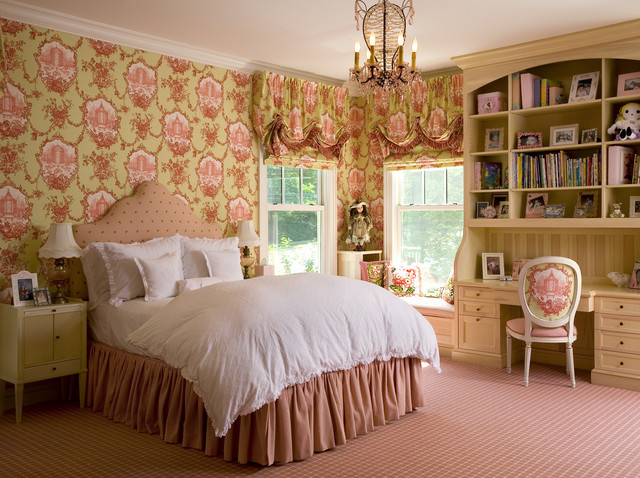 Patterned Wall Kids Excellent Patterned Wall In Traditional Kids Bedroom Completed Pendant With Candle And White Duvet Set On Pink Bed Bedroom Cool And Lovely Bedroom Designs With Creative Duvet Covers
