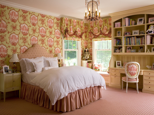 Patterned Wall Kids Excellent Patterned Wall In Traditional Kids Bedroom Completed Pendant With Candle And White Duvet Set On Pink Bed Bedroom  Cool And Lovely Bedroom Designs With Creative Duvet Covers