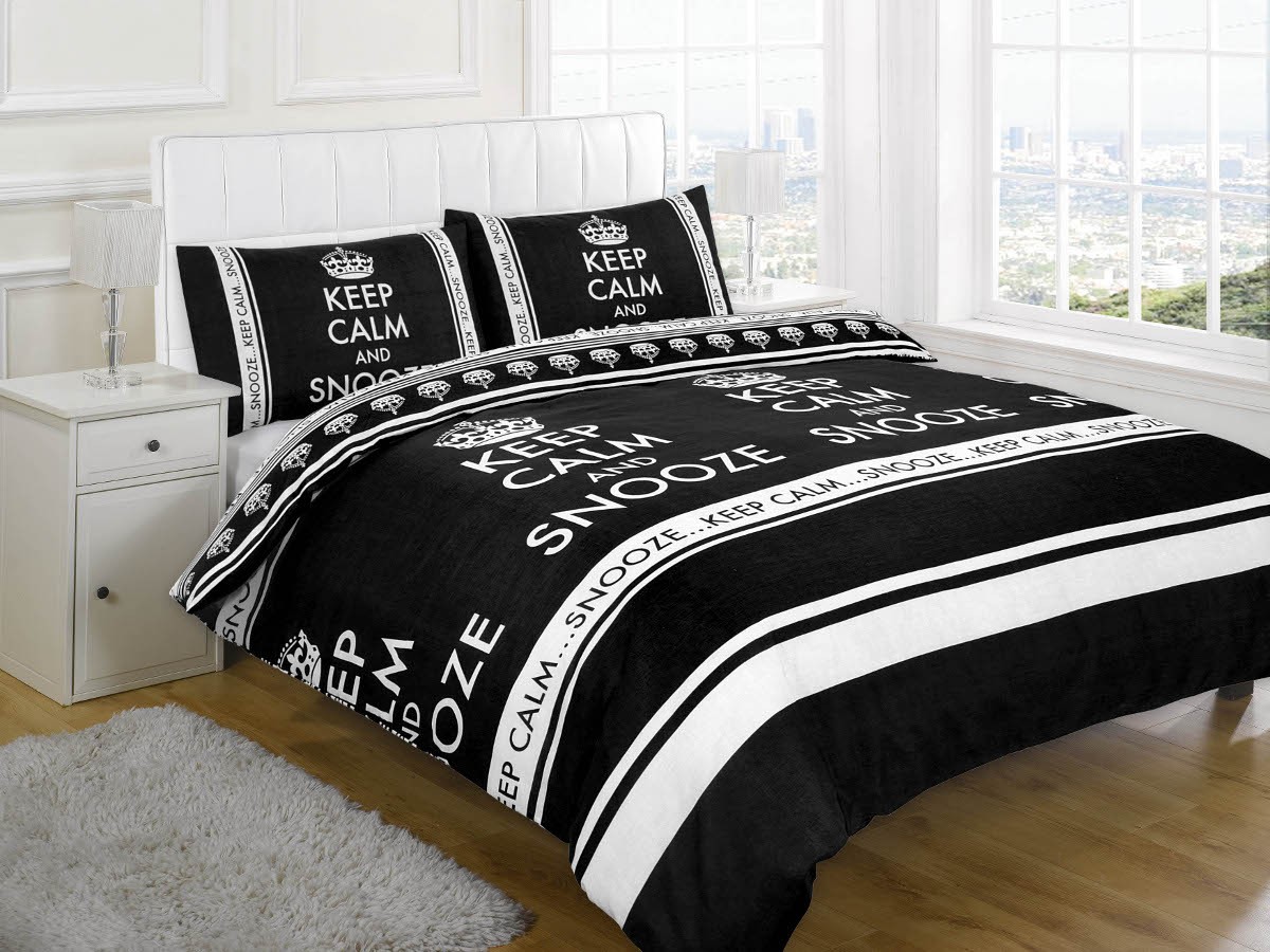 Black And Covers Exciting Black And White Duvet Covers With White Tufted Headboard And White Nightstand With Table Lamp On Wooden Floor Bedroom Cozy Black And White Duvet Covers Collection For Comfortable Bedrooms