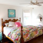 Duvet Full White Exciting Duvet Full Color On White Bedding Installed In Rustic Bedroom Involved White Electric Fan Without Lamp In White Painting Bedroom Multicolored Duvet Cover Sets With Various Color Appearances
