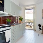 Design Kitchen Apartment Exquisite Design Kitchen At Swedish Apartment With Red Ceramic Tile Backsplash Also Granite Countertop Ideas Apartments Stylish Swedish Interior Style Apartment With Wooden Furniture Accents