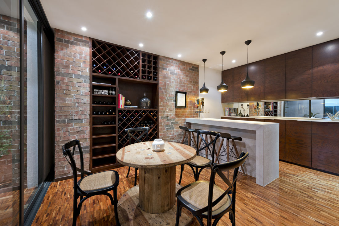 Kitchen Design Att Exquisite Kitchen Design In Casa ATT By Dionne Arquitectos With Built In Wine Storage Also Dark Wood Cabinet Dream Homes Elegant Beautiful Home With Modern Living Spaces