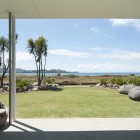 Beach View Ground Fabulous Beach View With Sandy Ground Seen From Taumata House Back Verandah Furnished With Comfy Rattan Chair Dream Homes Natural Minimalist Home In Contemporary And Beautiful Decorations