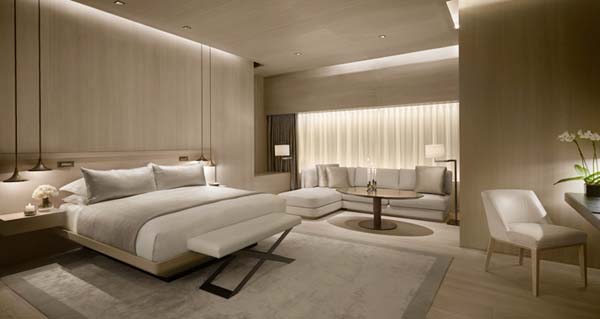 Bedroom Design At Fabulous Bedroom Design Of ESPA At The Istanbul Edition With Several Pillows With White Color And White Colored Bed Linen Interior Design Stunning Spa Interior With Modern Touch Of Turkish Tradition Accents