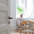 Design Of Dining Fabulous Design Of Swedish Apartment Dining Room With White Wooden Door With Wooden Dining Table Apartments Stylish Swedish Interior Style Apartment With Wooden Furniture Accents