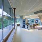 Living Space The Fabulous Living Space Design Inside The FORUM Limbach With Floating Staircase Above Chest Of Drawer On Medieval Carpet Dream Homes Stylish And Sophisticated Concrete Home With Contemporary Style Interiors