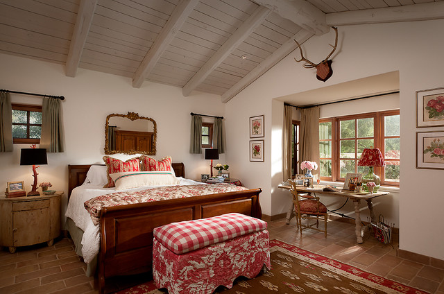 Mediterranean Bedroom In Fabulous Mediterranean Bedroom Interior Design In Rustic Style Decorated With Red Bedroom Ideas Used Small Study Room Furniture Bedroom  30 Romantic Red Bedroom Design For A Comfortable Appearances