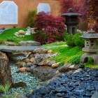 Rockery Arranged Colorful Fabulous Rockery Arranged Naturally Among Colorful Plantation To Dominate Zen Garden With Statue And Mounts Garden 18 Beautiful Garden Decorations To Make Green Corner Environment